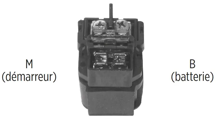 Télérupteur carré 12V - C/FUSIBILE30A