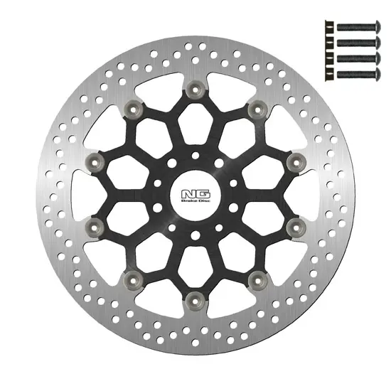 NG BRAKES مجموعة قرص فرامل عائم ومسامير 1837GK34