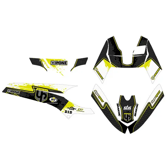 Kit décoration UP SPECTRUM BWS > BOOSTER 03-16 noir-jaune