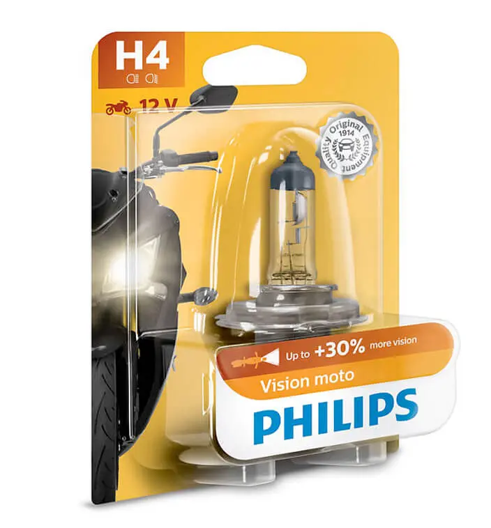 Philips H4 Vision Moto lamp
