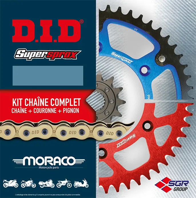 DID HVA 125 WR125E 94-94 kettakomplekt