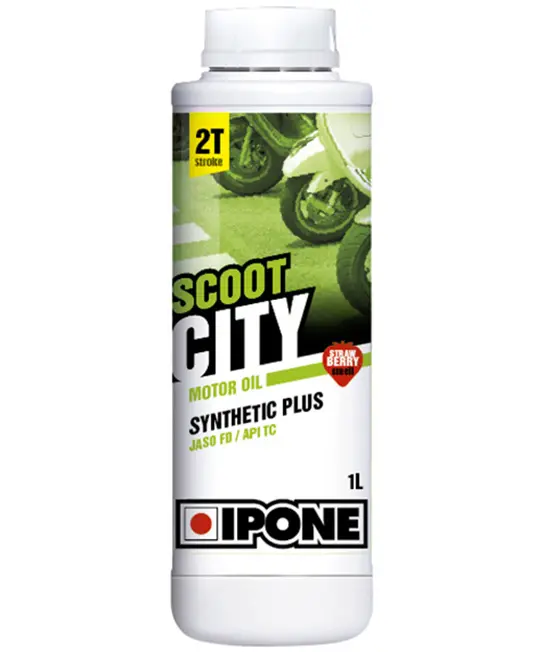 Ipone Scoot City Senteur Fraise - Huile 2 temps 1L