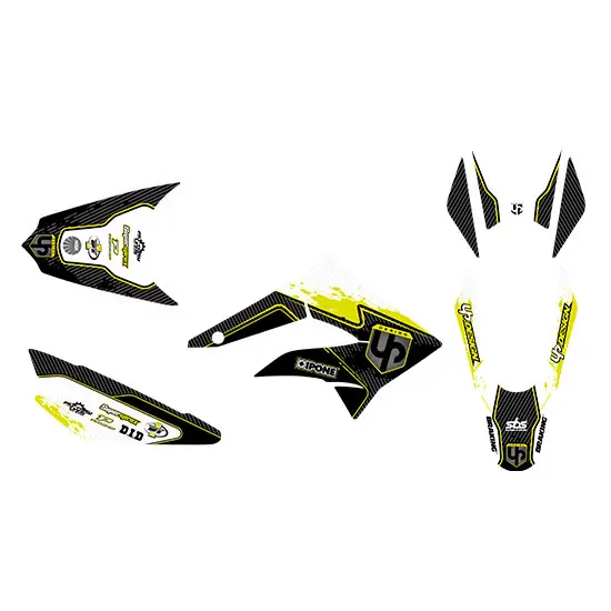Kit Décoration UP SPECTRUM Derbi DRD Xtreme 11-16 noir