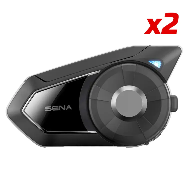 Système de communication SENA 30K Duo pour moto - Écouteurs HD