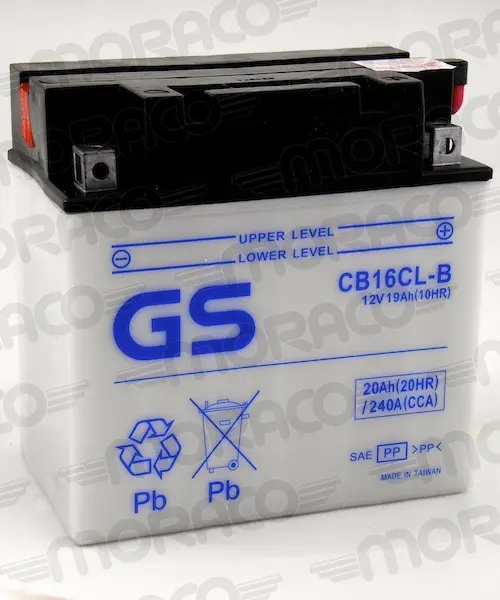 Аккумулятор GS CB16CL-B обычный