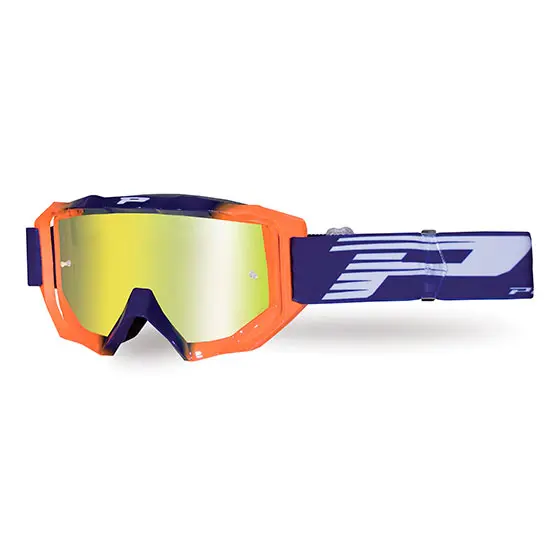 Masque PROGRIP Venom Mirror Two 3200 Bleu/Orange Fluo