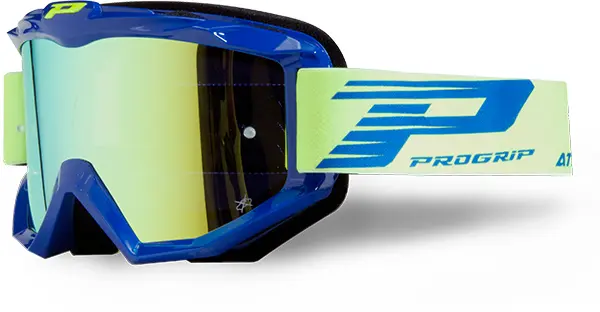 Masque PROGRIP ATZAKI Mirror 3201 Bleu