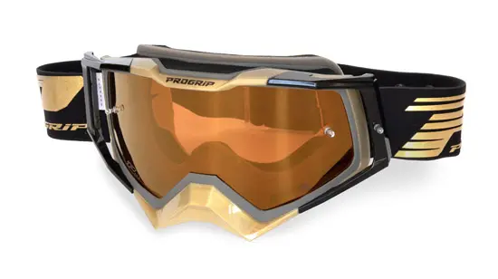 PROGRIP RAPID Mirror Two 3309 Maske Gold-Grau/Gold/Schwarz