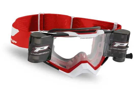 Masque PROGRIP RAPID Roll-Off 3309 Rouge/Blanc/Noir