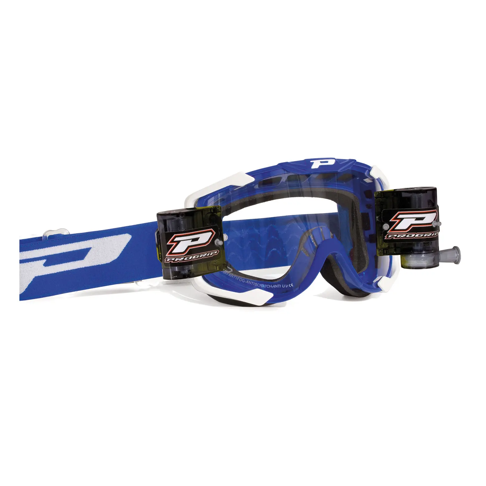 Masque PROGRIP Menace Roll-Off XL 3400 Bleu