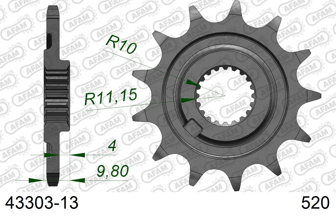 ترس AFAM #520 43303-13
