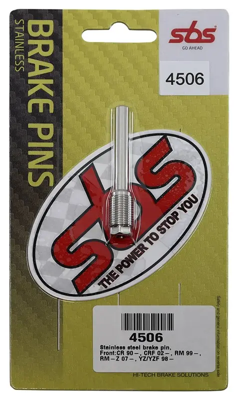 SBS 브레이크 패드 핀 56.9 x 37.3 mm