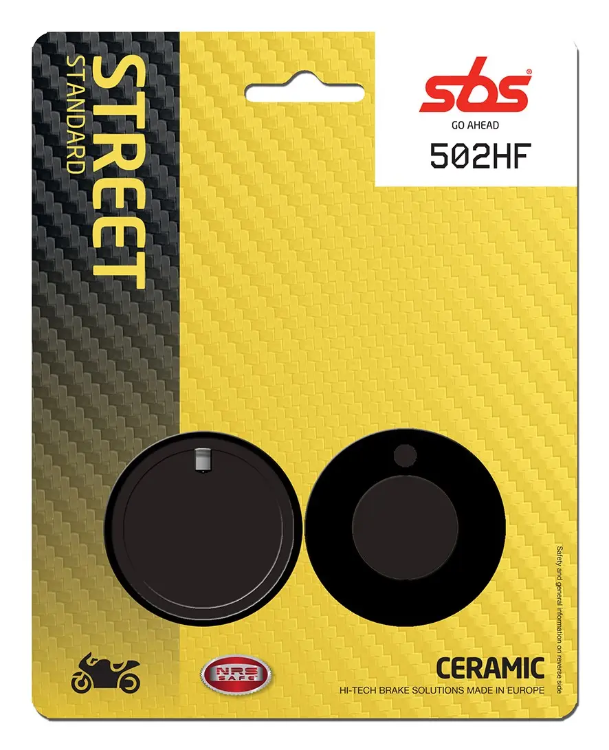 Колодки тормозные задние SBS 502HF