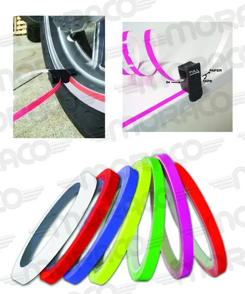 Rim stripe sticker Progrip 5025 blue 6.20m with applicator