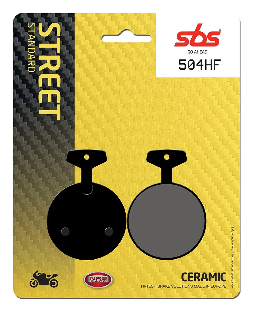 Plaquettes de frein arrière SBS 504HF