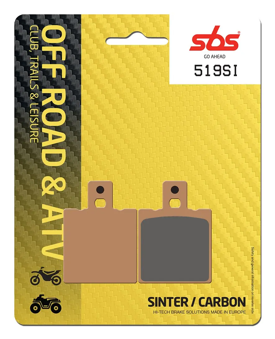 Plaquettes de frein frittées SBS SI Offroad