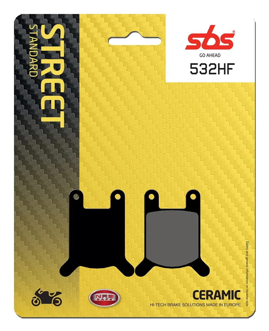 Plaquettes de frein arrière SBS 532HF