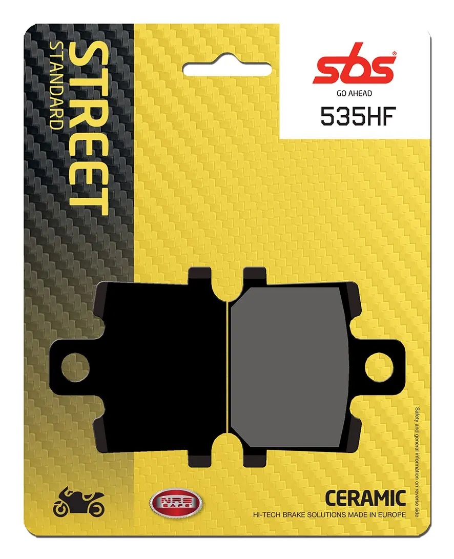 Plaquettes de frein arrière SBS 535HF