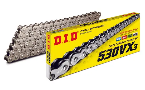 DID 530VX3 (S&S) kæde x 120 led