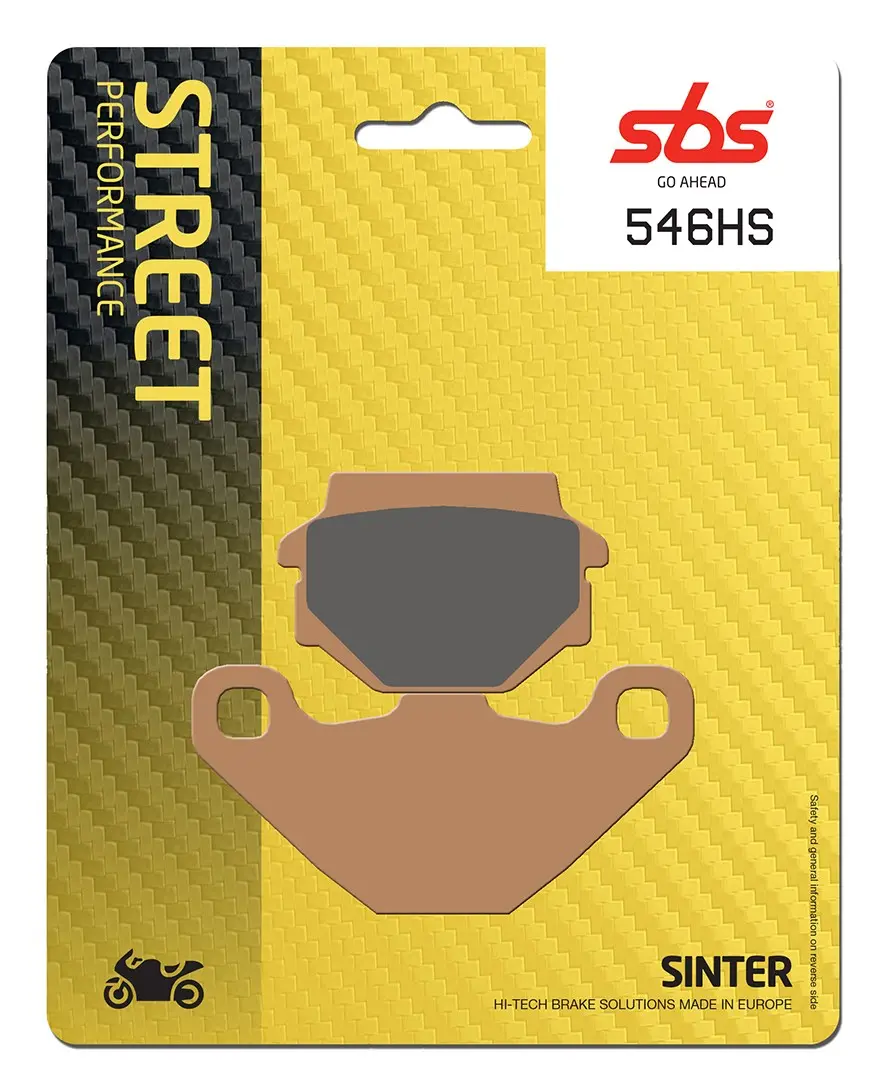 Plaquettes de frein arrière SBS 546 (HS)