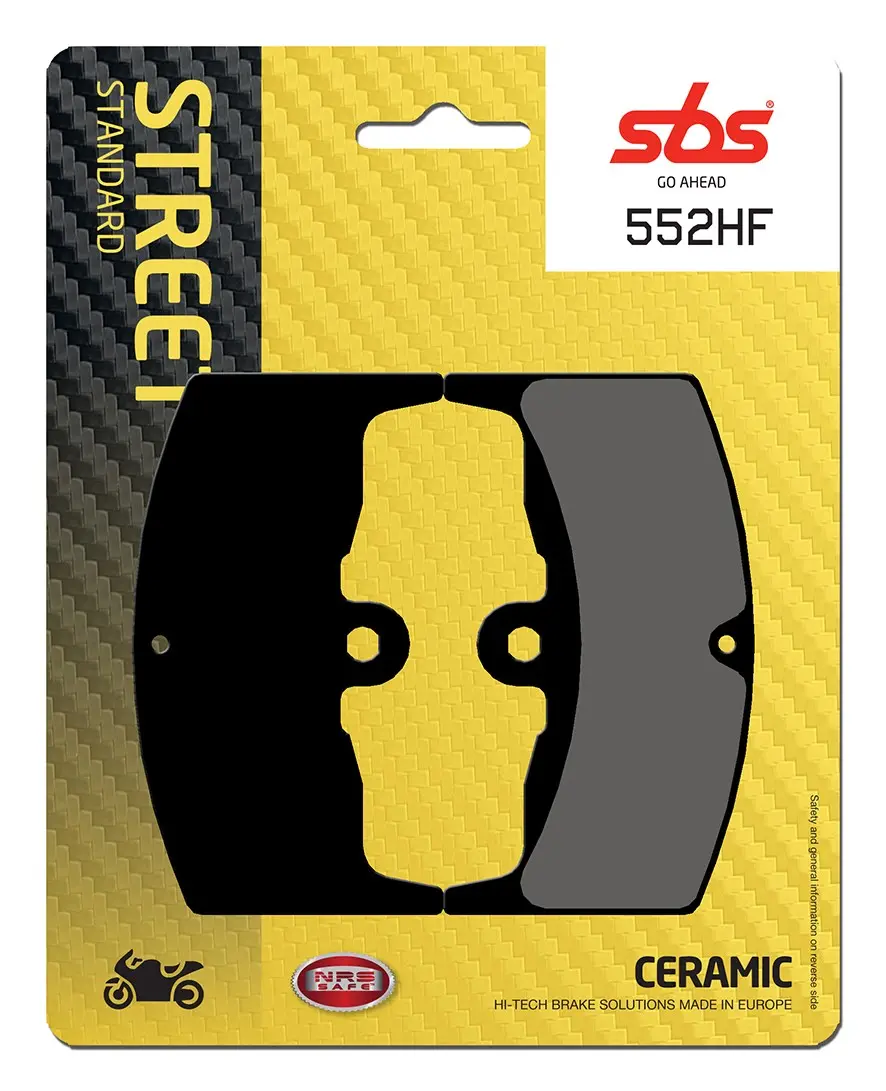 Plaquettes de frein arrière SBS 552HF