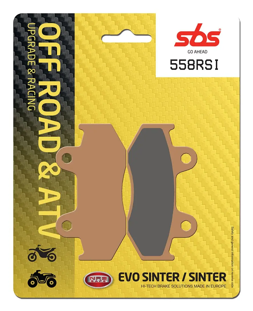 Plaquettes de frein arrière SBS 558RSI