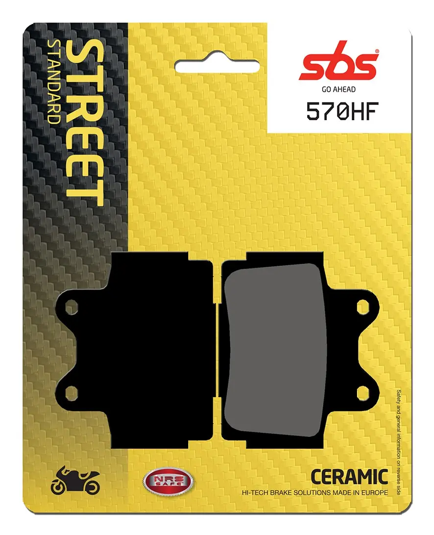 Plaquettes de frein arrière SBS 570HF