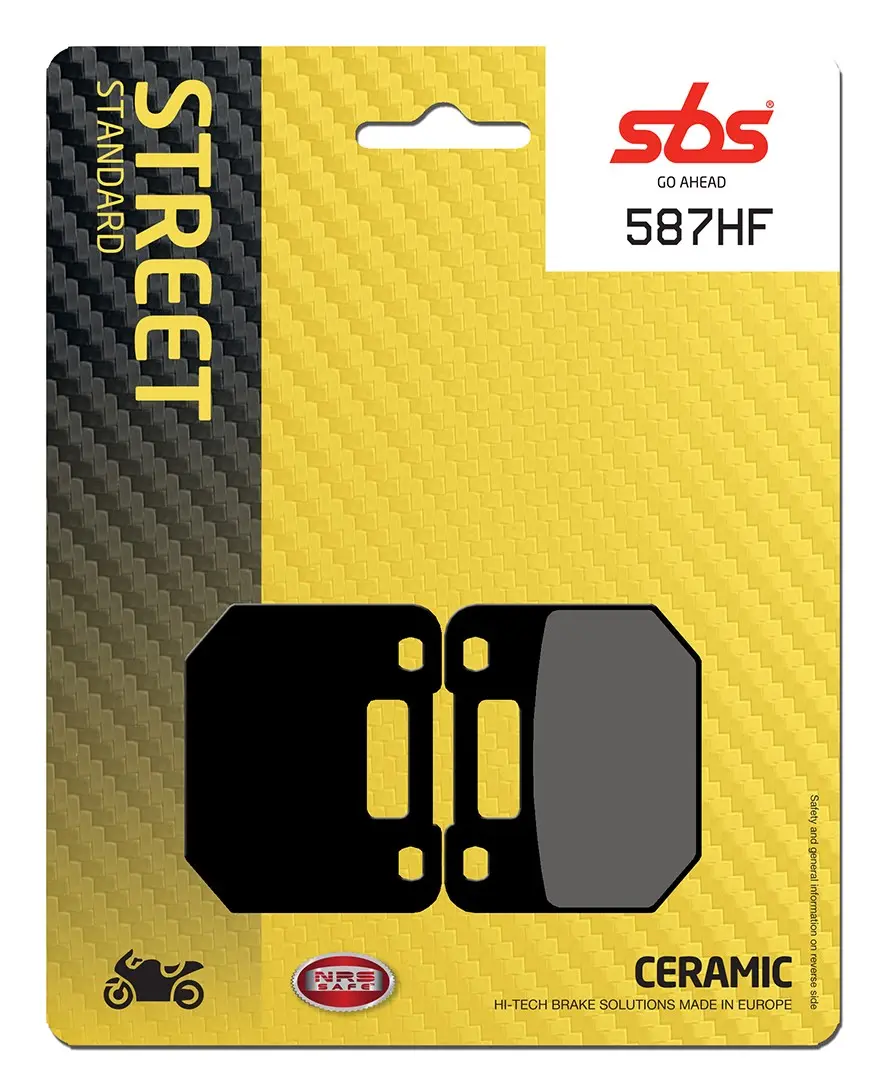 پیچھے کی بریک پیڈز SBS 587HF