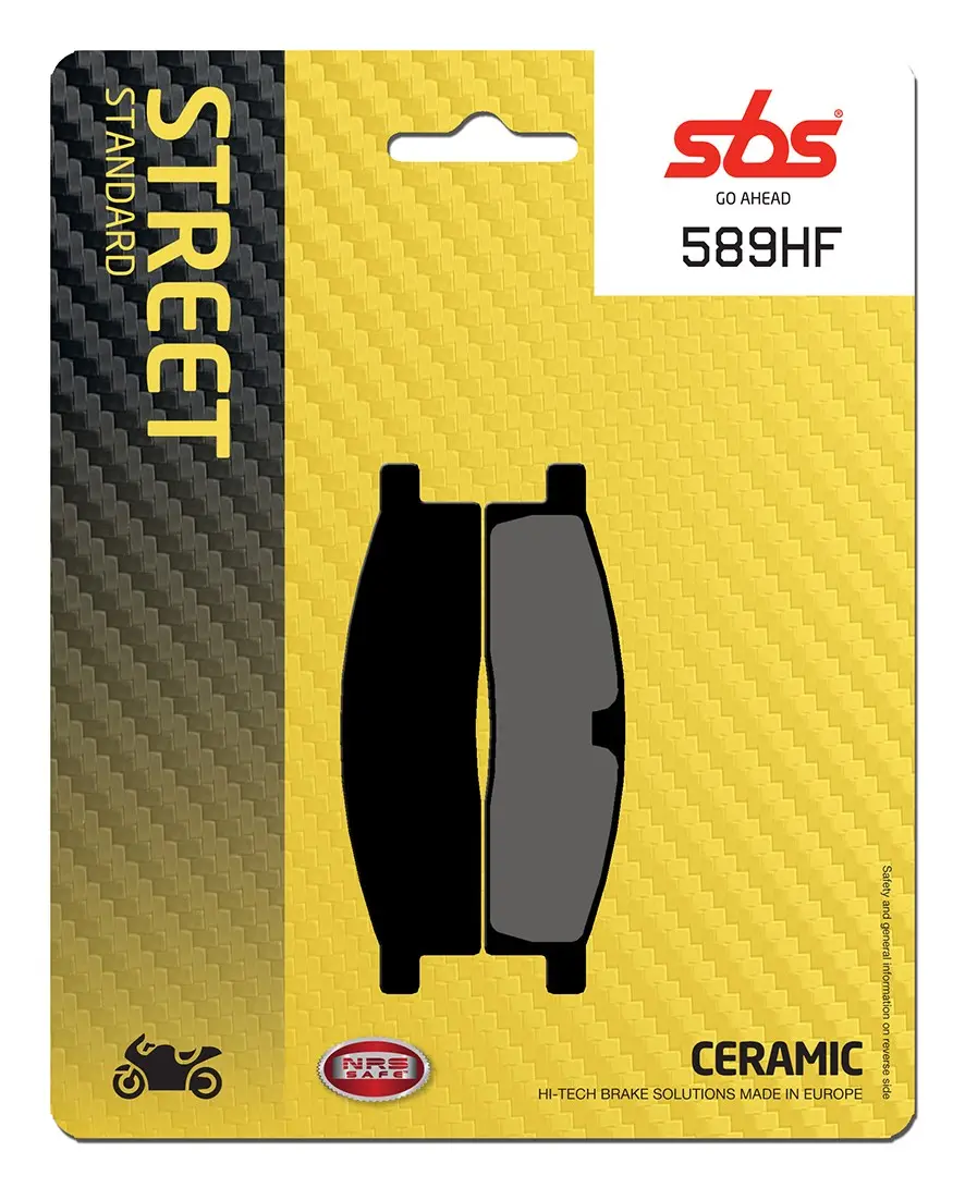 SBS 589HF 후면 브레이크 패드