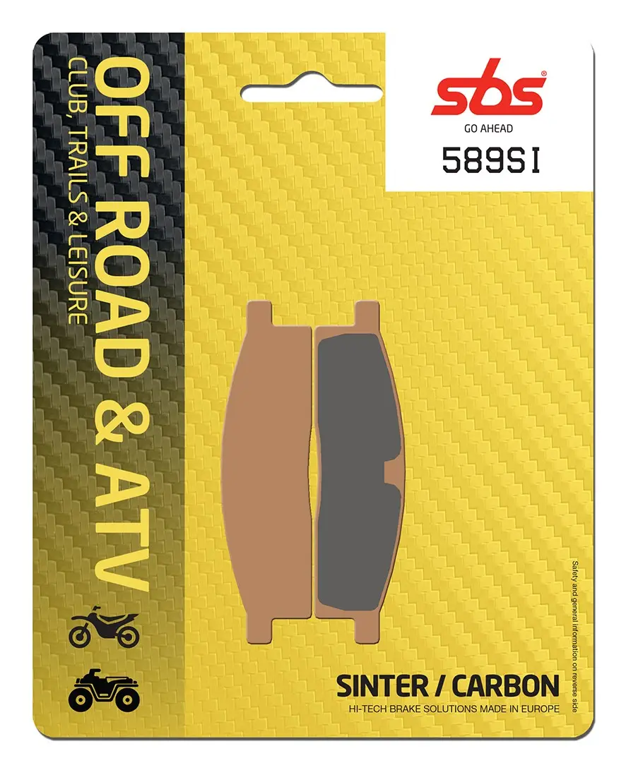 Plaquettes de frein frittées SBS SI Offroad