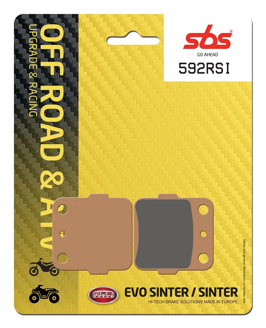 Plaquettes de frein SBS RSI