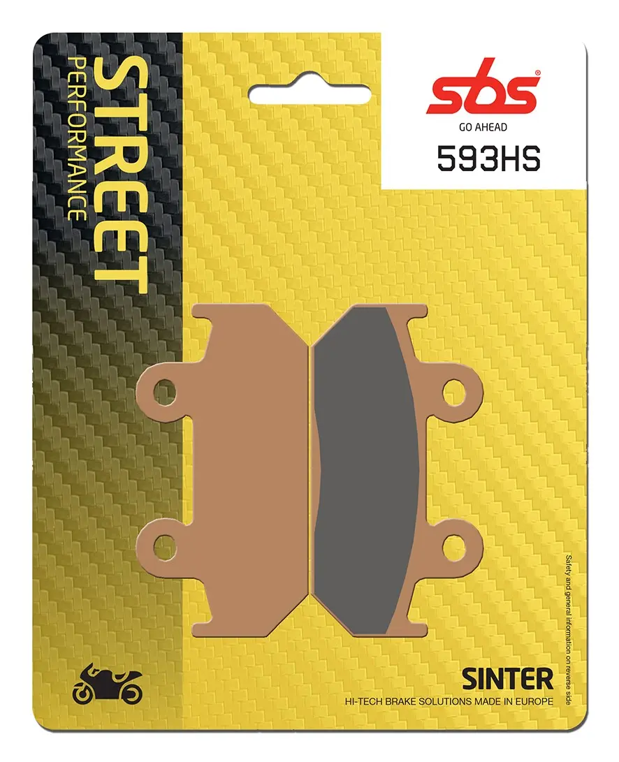 Plaquettes de frein arrière SBS 593HS