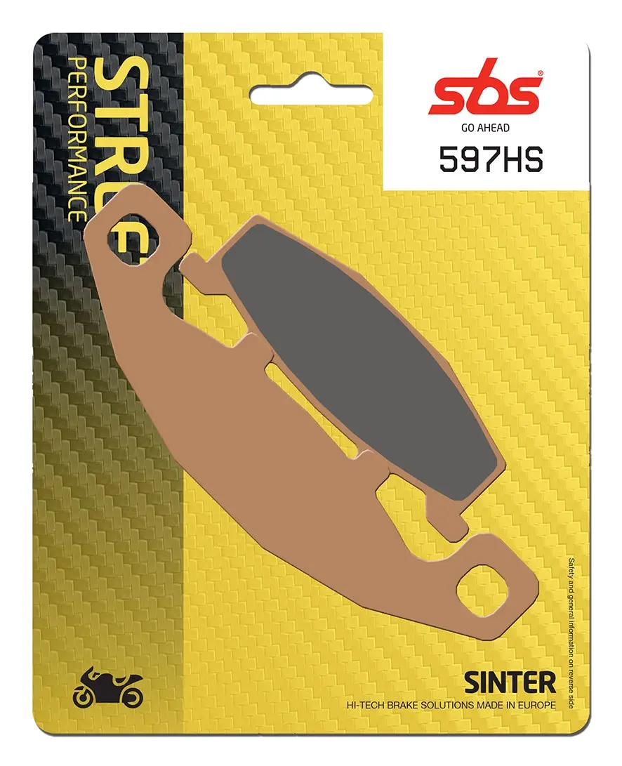 SBS 597 (HS) 후면 브레이크 패드