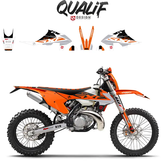 طقم زخرفة UP Design Qualif KTM EXC - EXCF 125 250 300 450 2017-2019