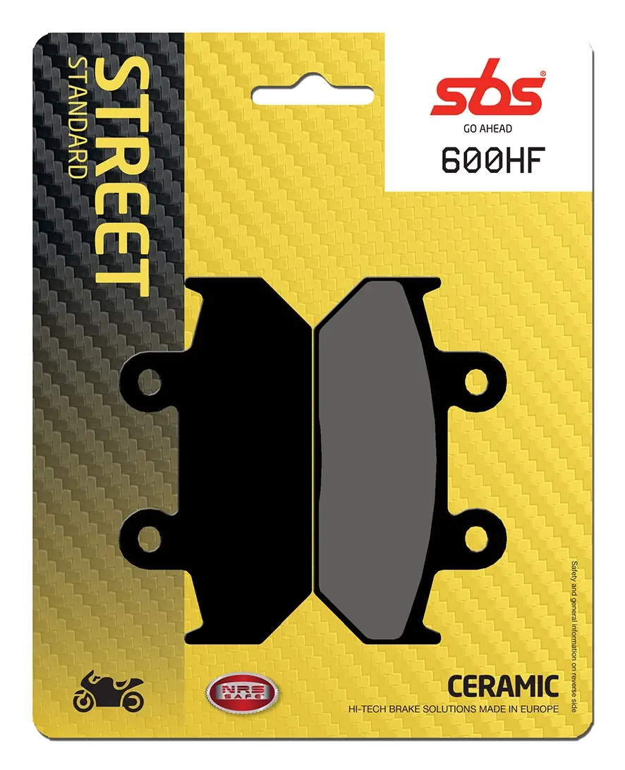 SBS リアブレーキパッド 600HF