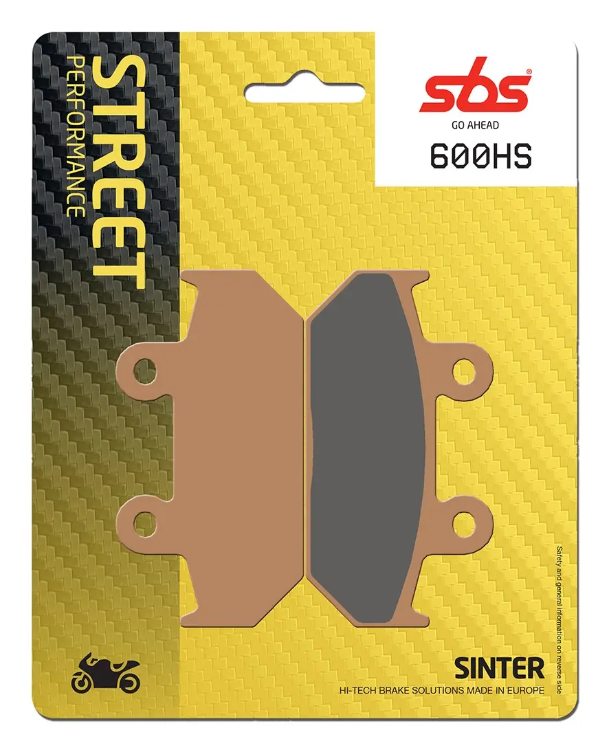 Plaquettes de frein arrière SBS 600 (HS)