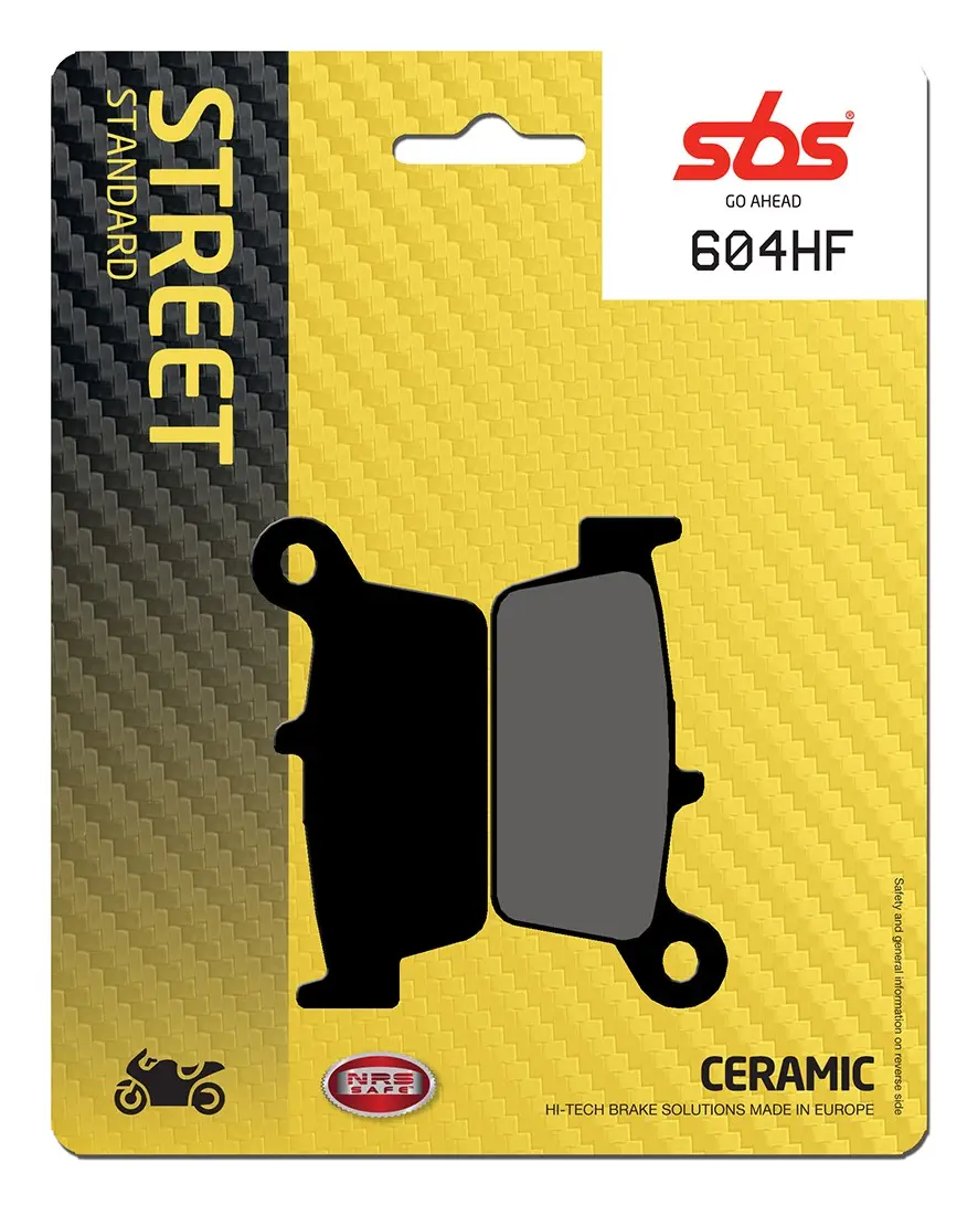 Plaquettes de frein arrière SBS 604HF