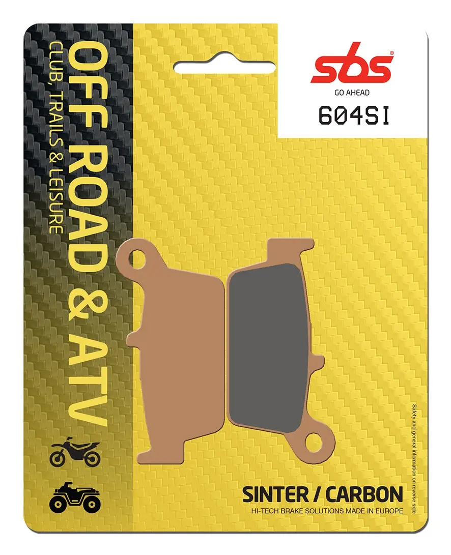 Plaquettes de frein frittées SBS SI Offroad