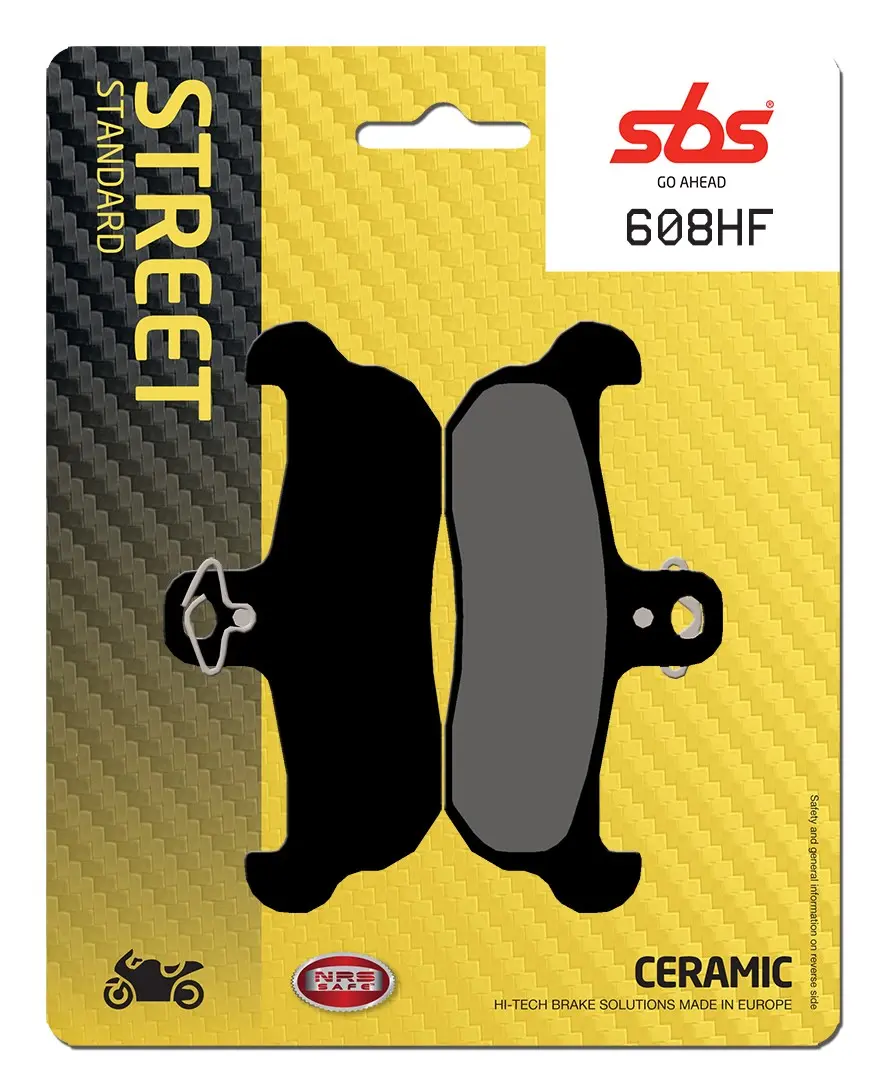 Pastillas de freno trasero SBS 608HF