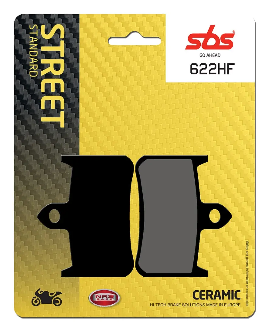 Plaquettes de frein arrière SBS 622HF