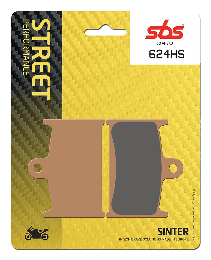Τακάκια φρένου μπροστά σιντεριωμένα SBS HS Street Excel