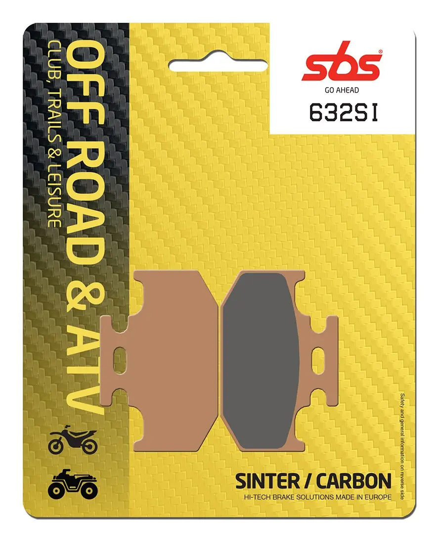 Plaquettes de frein frittées SI Offroad SBS