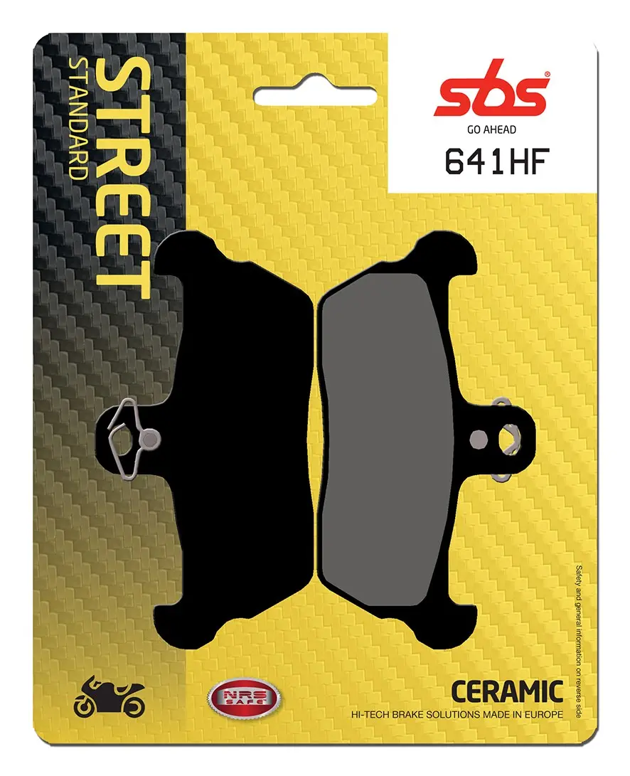 Plaquettes de frein arrière SBS 641HF
