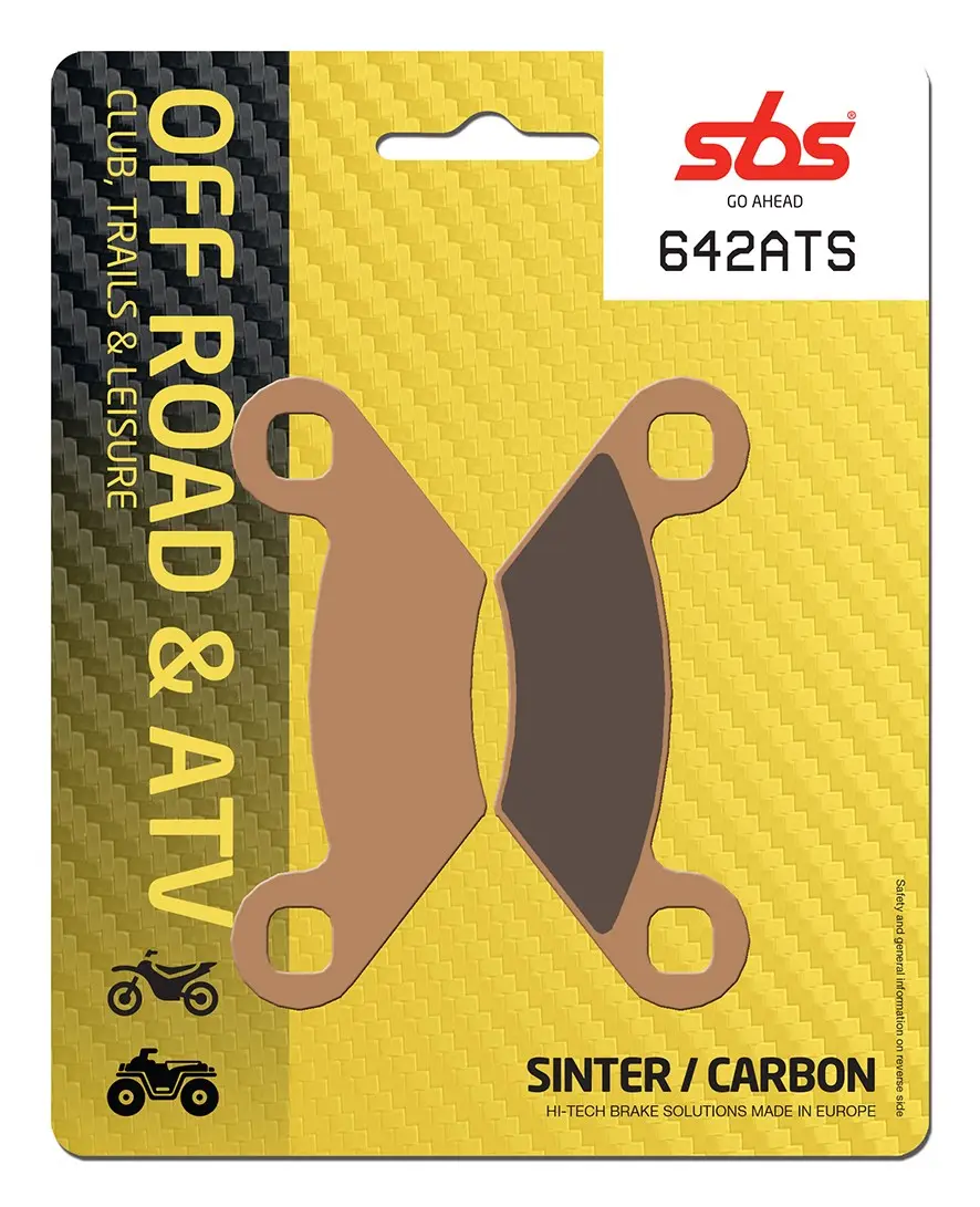 Plaquettes de frein SBS métal fritté tout-terrain ATS
