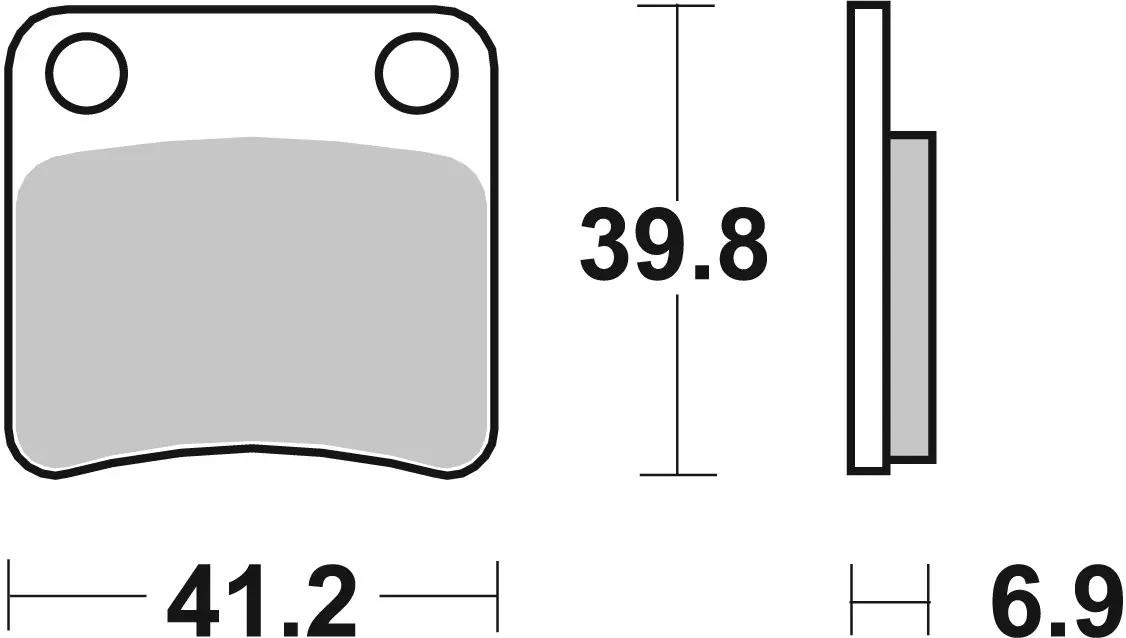 Plaquettes de frein SBS 643LF = 643HF
