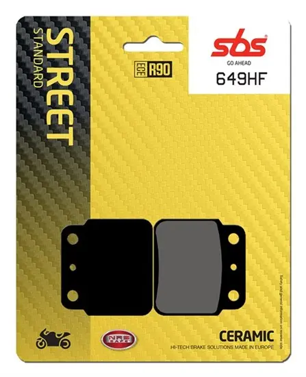 Plaquette de frein arrière SBS 649HF