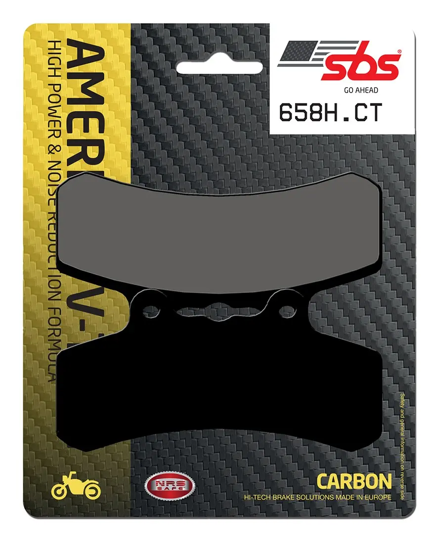 Plaquettes de frein arrière SBS 658H.CT