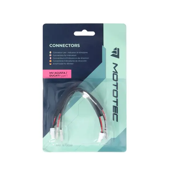 Adaptateur Clignotant DIR MOTOTEC MV Agusta/Ducati (Ty. 1)