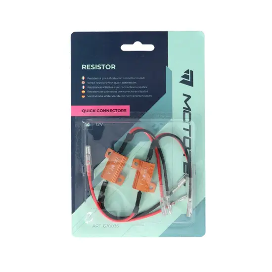 MOTOTEC 사전 배선된 저항 2PZ - 12V