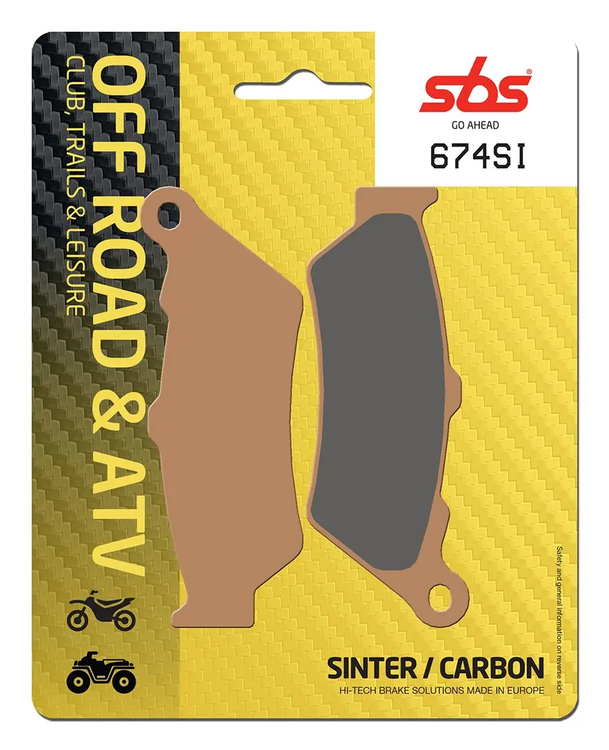 Plaquettes de frein frittées SBS SI Offroad
